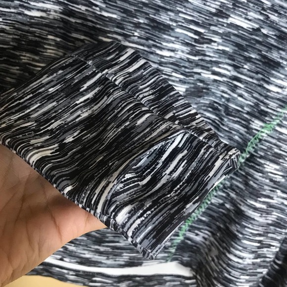 Skechers‎ Track Jacket Womens Large Gray Green Quarter Zip Mock Neck Sport - Picture 10 of 13